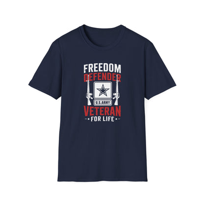 Freedom Defender U.S. Army Veteran For Life T-Shirt