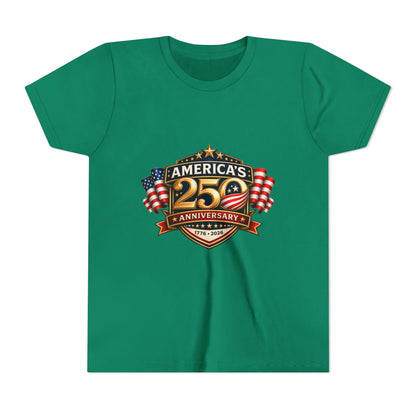 America's 250th Anniversary Youth Tee - Patriotic 1776–2026 Celebration Shirt