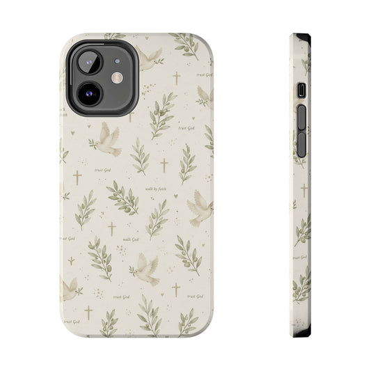 Walk By Faith Phone Case | Christian Floral iPhone Case