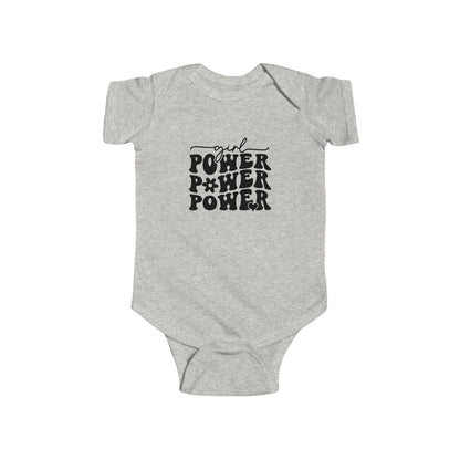 Infant Bodysuit — Girl Power Retro Graphic Baby Onesie