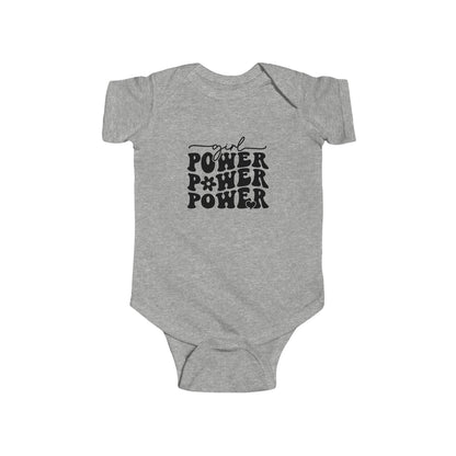 Infant Bodysuit — Girl Power Retro Graphic Baby Onesie