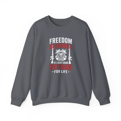 Freedom Defender U.S. Coast Guard Veteran Sweatshirt
