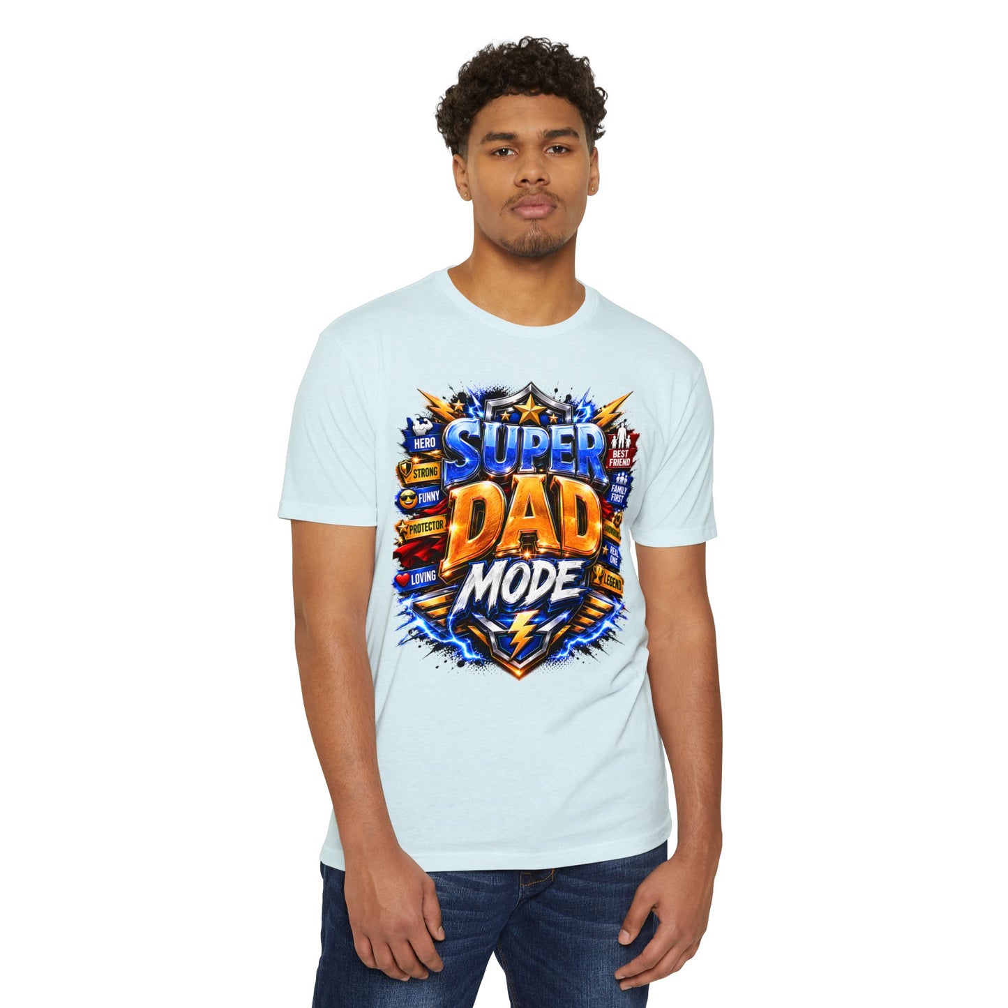 Super Dad Mode T-Shirt — Bold Father’s Day Graphic Tee