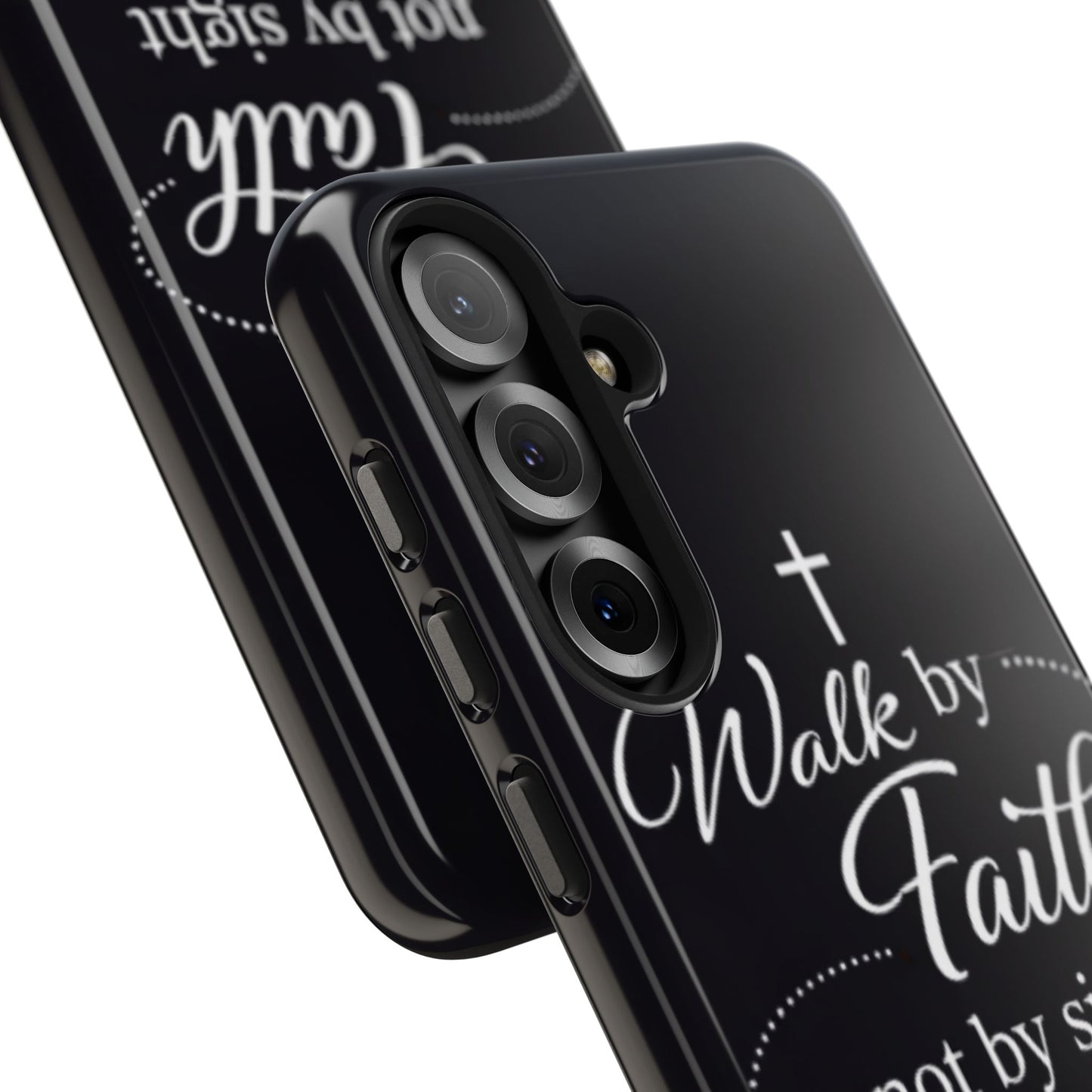 Walk by Faith Tough Phone Case – Christian Inspirational Scripture Design