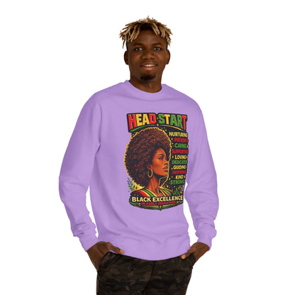 Head Start Black Excellence Sweatshirt — Afrocentric Empowerment Crewneck