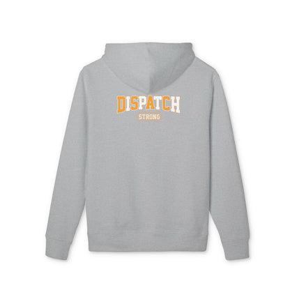 Dispatch Strong Hoodie — Retro Varsity Logo Pullover