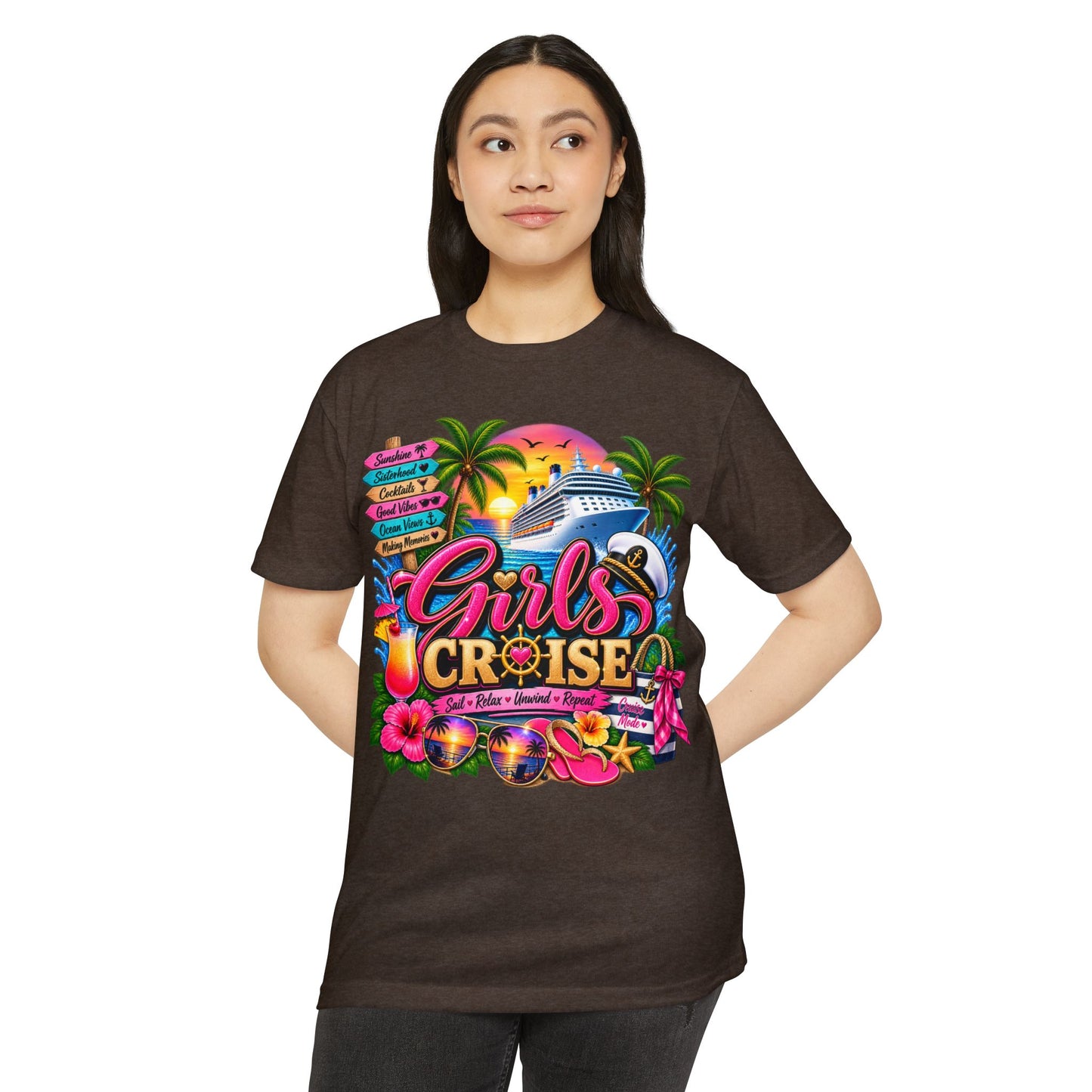 Girls Cruise T-Shirt — Tropical Bachelorette Cruise Shirt