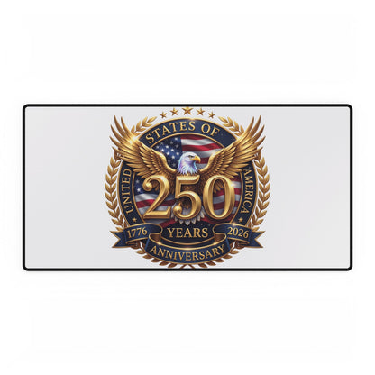 250th Anniversary USA Desk Mat — Patriotic Eagle Mousepad