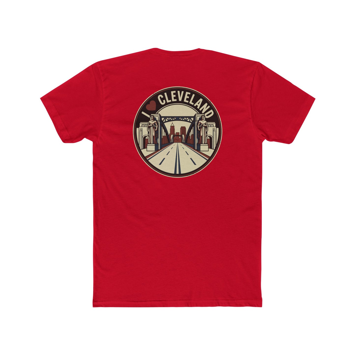 Cleveland Retro Cityscape Tee — I  Cleveland Graphic T‑Shirt