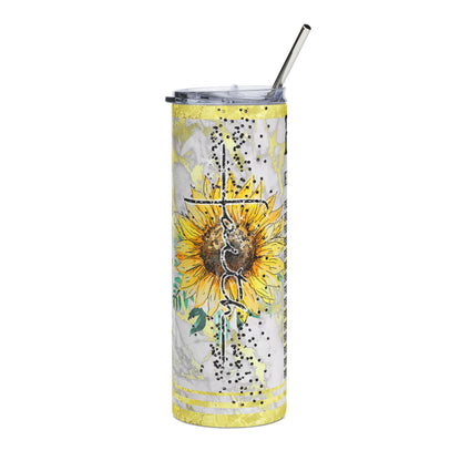 Bible Emergency Numbers Stainless Steel Tumbler 20oz Christian Travel Mug