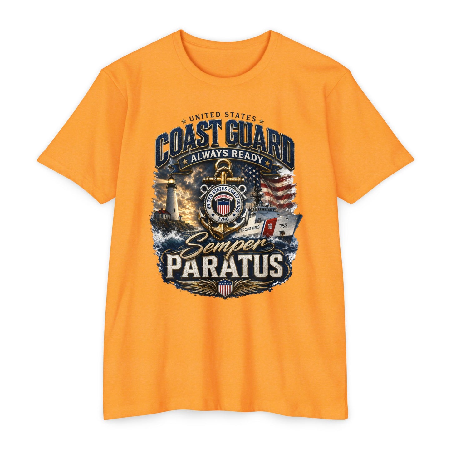 Coast Guard Semper Paratus T-Shirt – U.S. Coast Guard Veteran Tee