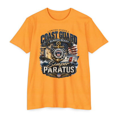 Coast Guard Semper Paratus T-Shirt – U.S. Coast Guard Veteran Tee