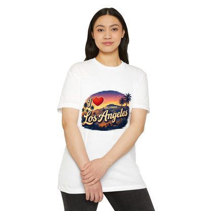 Los Angeles Sunset T‑Shirt — I  Los Angeles Vintage Palm Beach Tee