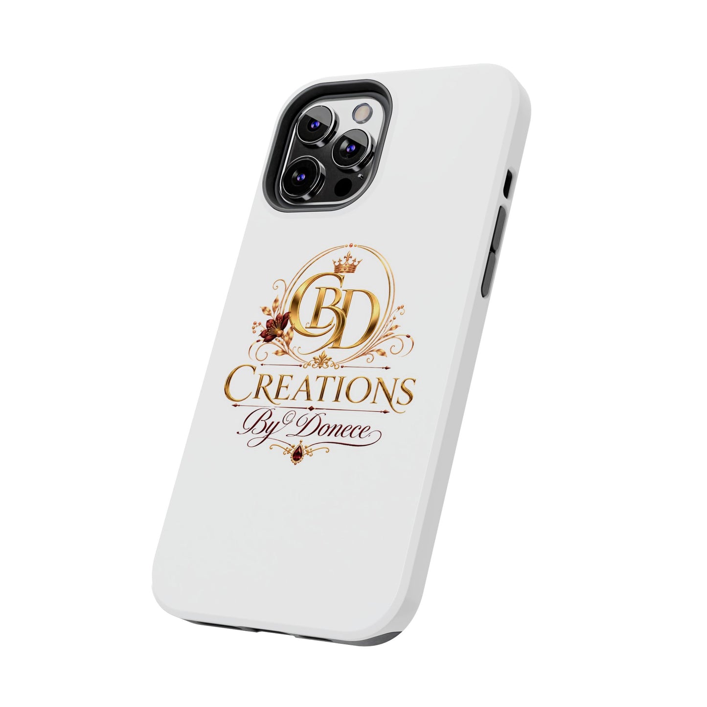 BD Creations By Donece Elegant Logo Tough Phone Case — Protective iPhone Cover