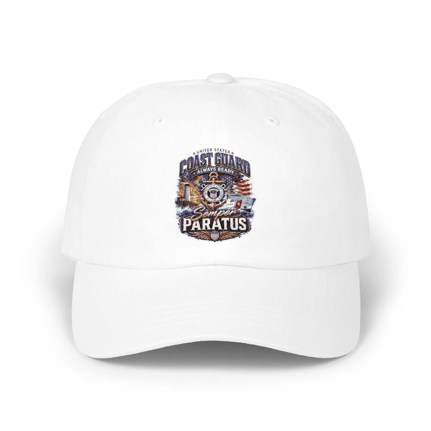 Coast Guard Paratus Embroidered Dad Cap