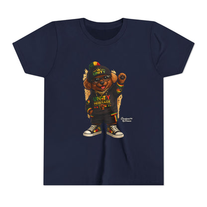 Kids Unity Heritage Tee — Youth Short Sleeve Shirt with 'Unity' Design