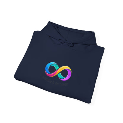 Autistic & Authentic Hoodie | neurodiversity, autistic pride