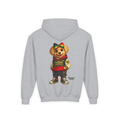 Youth Hoodie — 'Proud Heritage' Teddy Bear Streetwear Kids Pullover