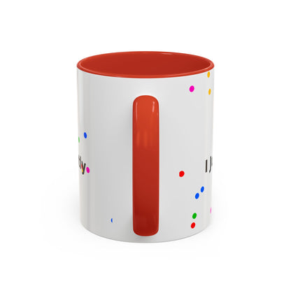 ADHD Coffee Mug — "I Have ADHD, I Hyperfocus Differently" Accent Ceramic Mug
