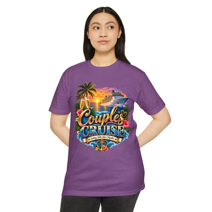 Couples Cruise T-Shirt — Tropical Cruise Vacation Graphic Tee