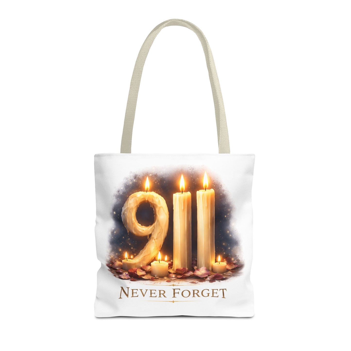 9/11 Never Forget Memorial Tote Bag