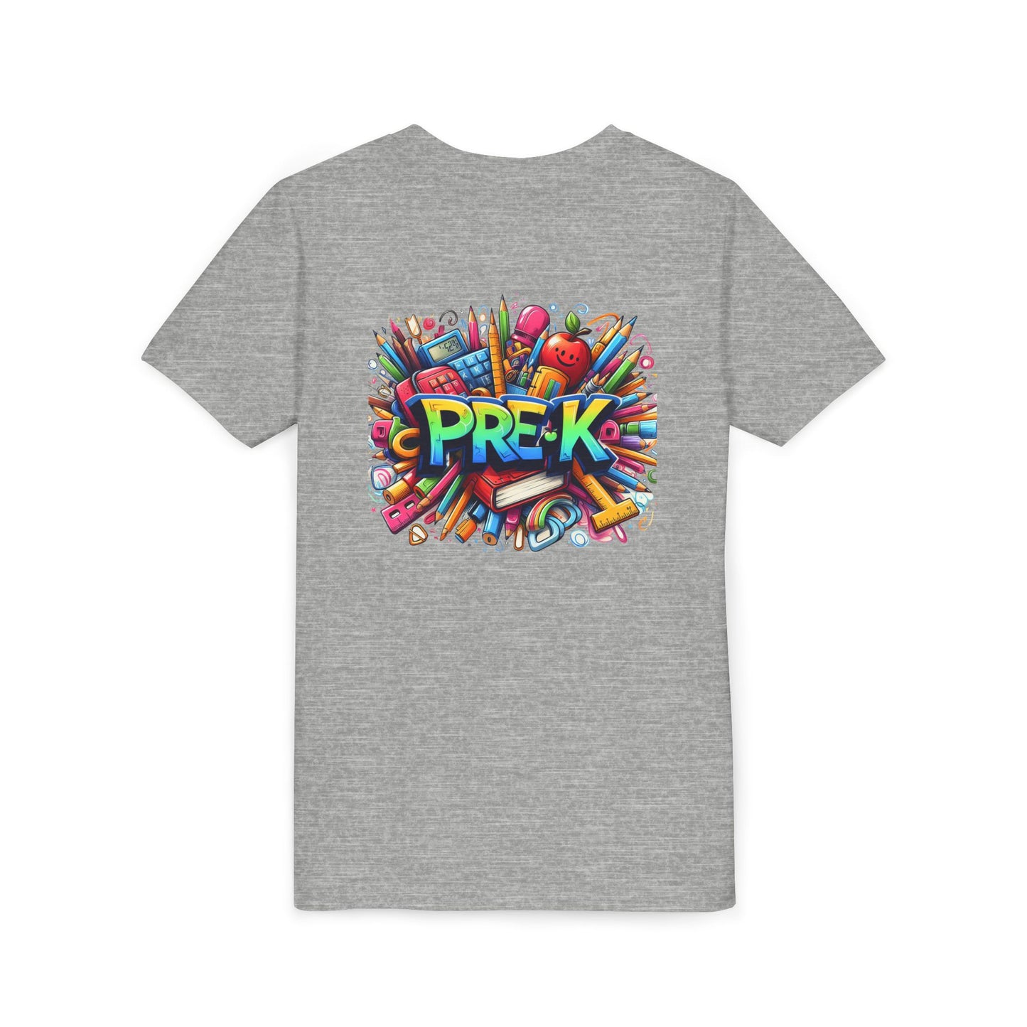 PRE-K Kids Tee — Colorful Back-to-School Pre-K Shirt for Preschoolers