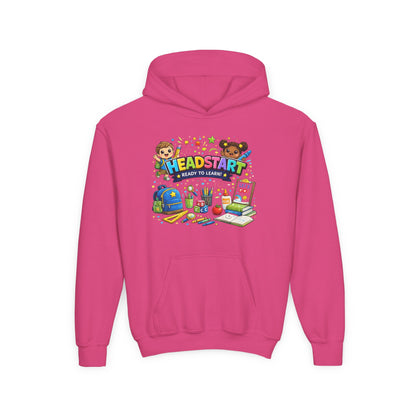 Head Start Kids Hoodie – 'Ready to Learn' Back-to-School Youth Sweatshirt