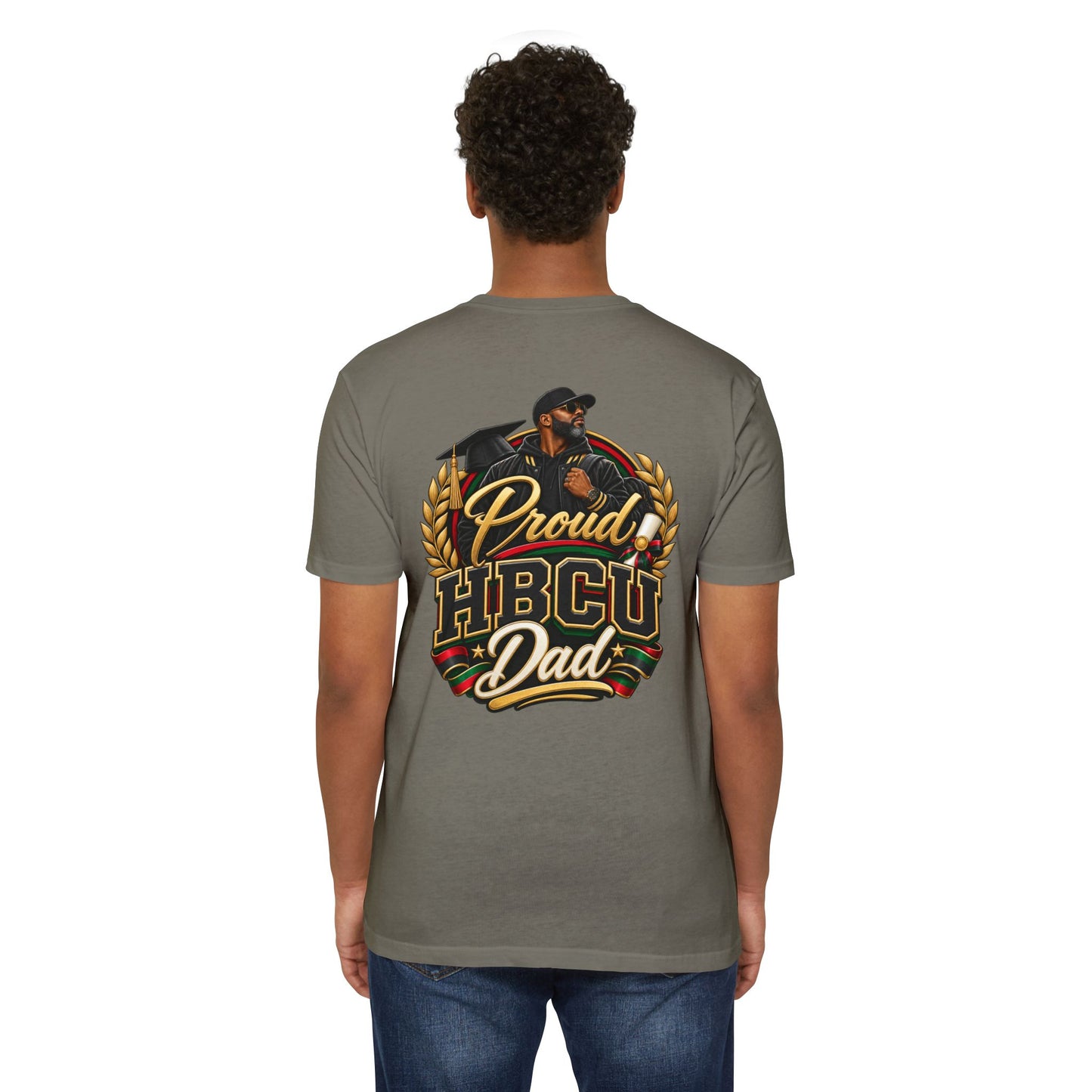 Proud HBCU Dad T-Shirt — Black College Graduation Dad Tee