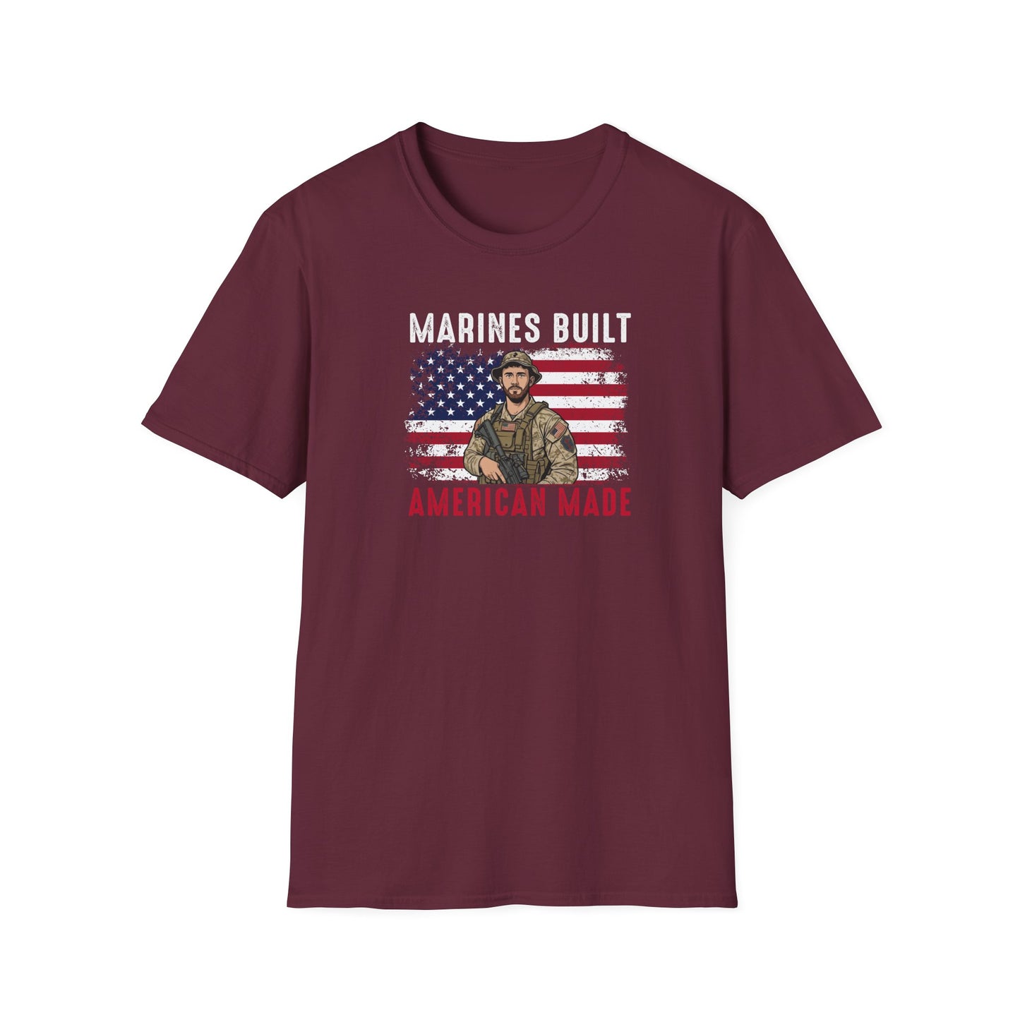 Marines Built American Made T‑Shirt