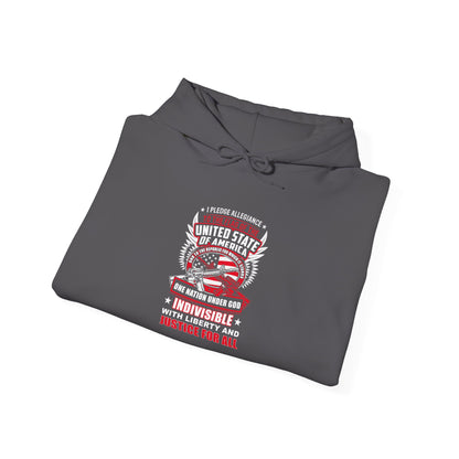 I Pledge Allegiance To the Flag of the of America The Reporlic for Which It Stands One Nation Under God Indivisible With Liberty and Justice for All Hoodie