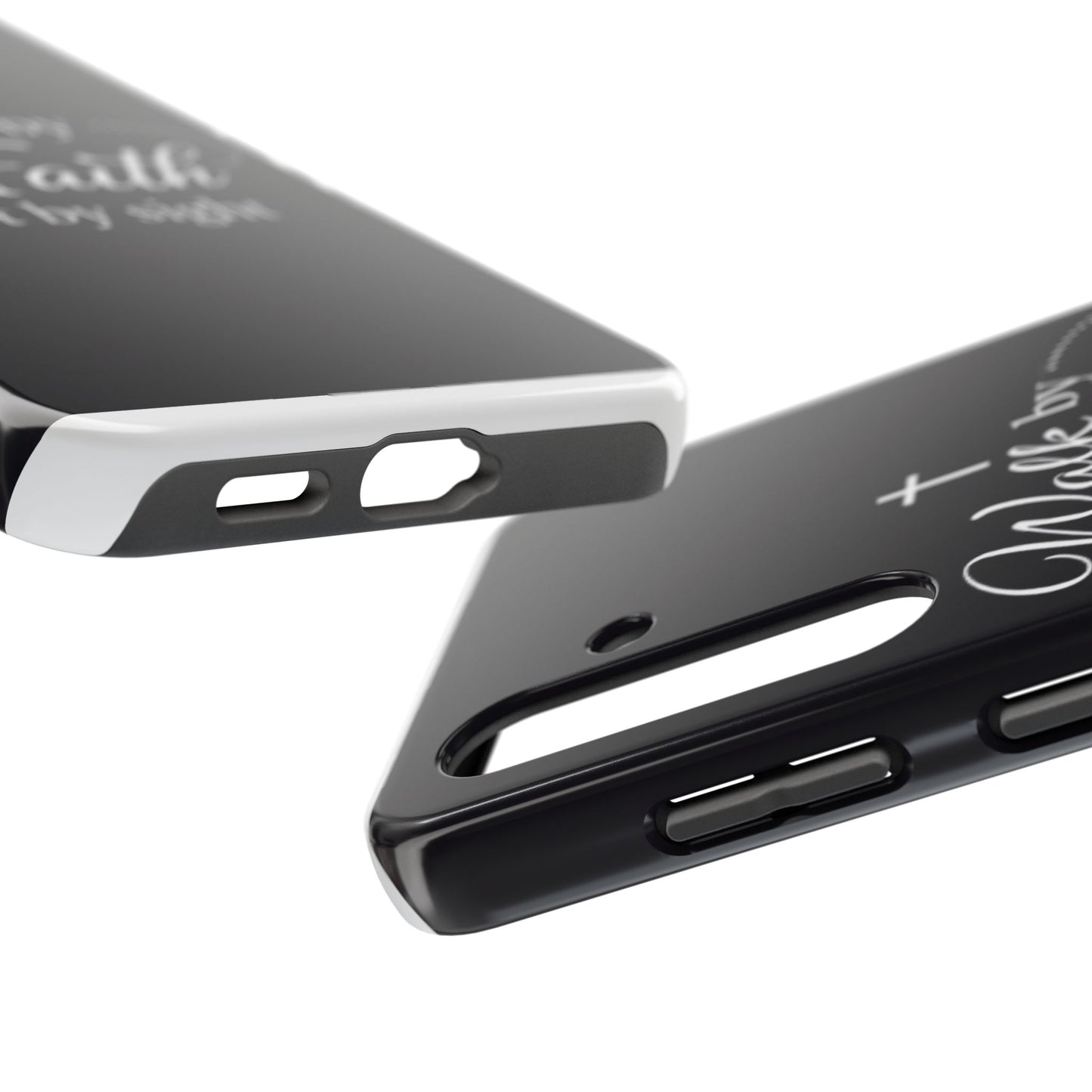 Walk by Faith Tough Phone Case – Christian Inspirational Scripture Design