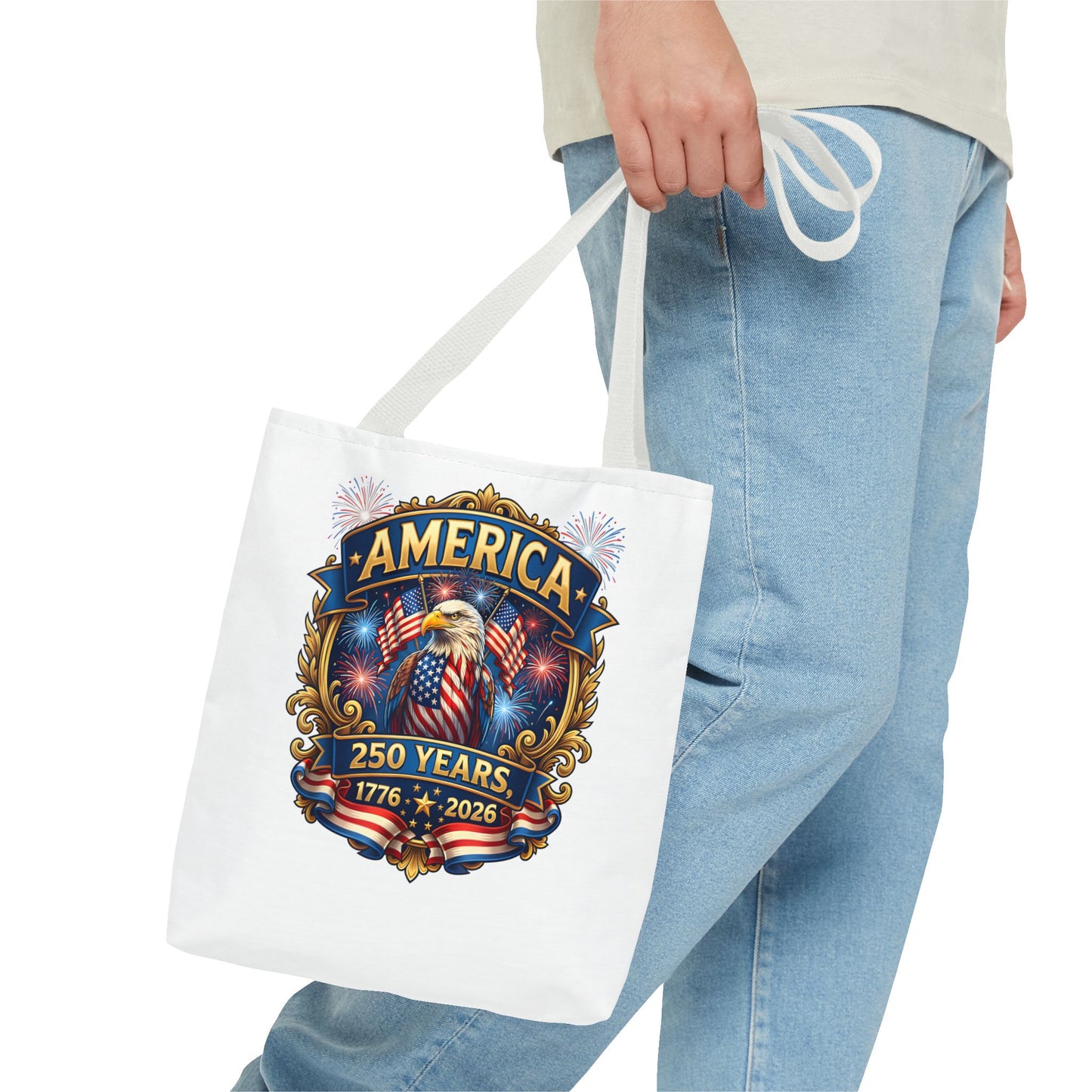 250th America Eagle Tote Bag – Patriotic 1776–2026 Celebration Tote