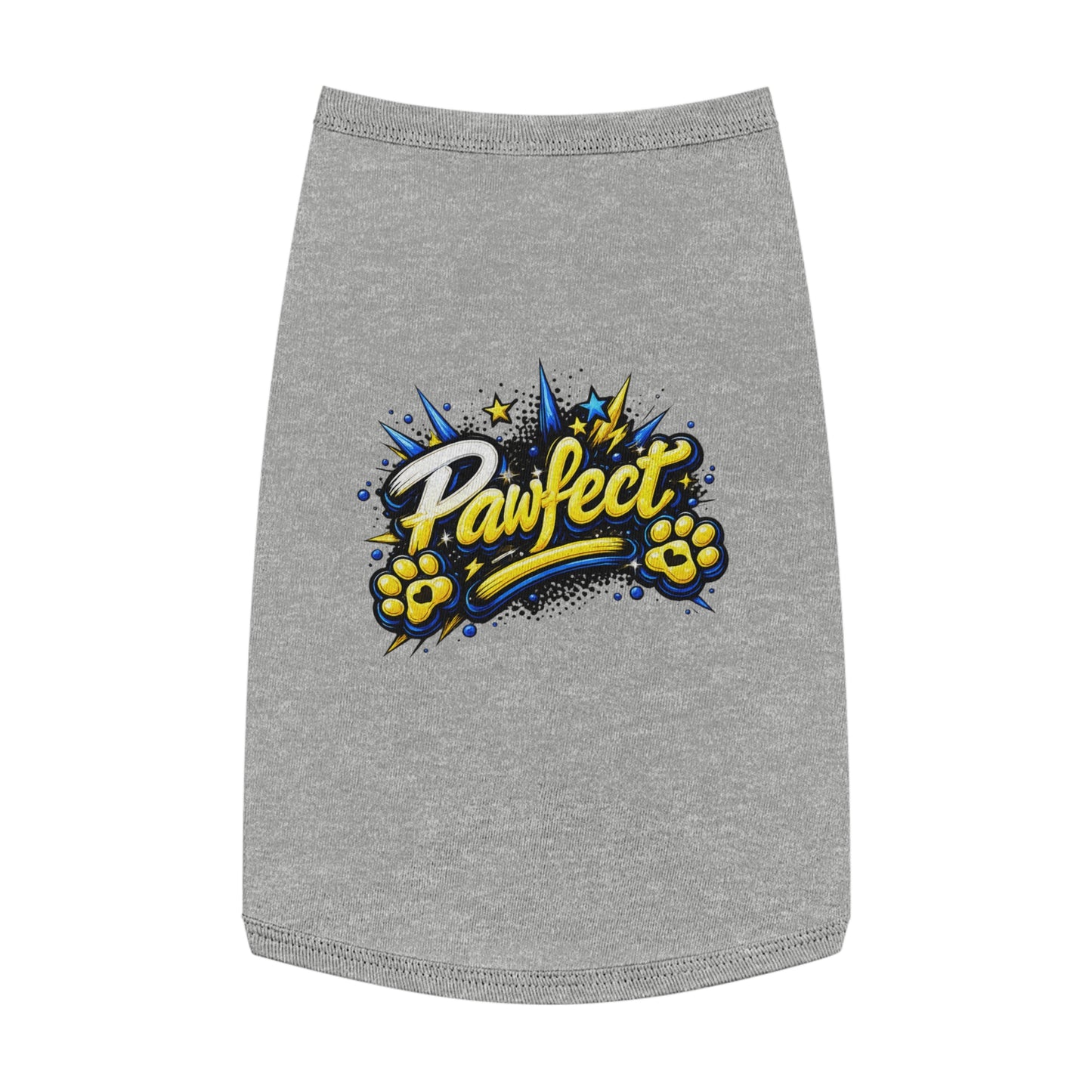 Pawfect Pet Tank Top — Cute Paw Print Dog & Cat Shirt