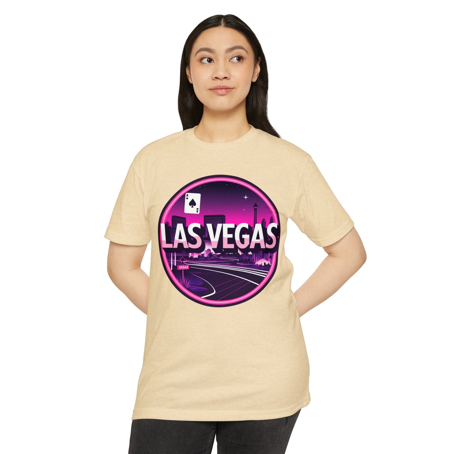 Las Vegas Retro Night Skyline T-Shirt