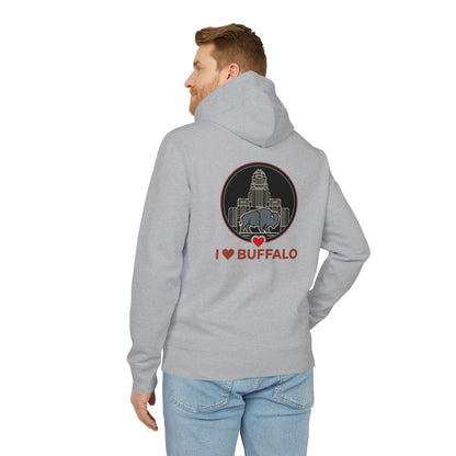 Buffalo Skyline Hoodie — I  Buffalo Retro Cityscape