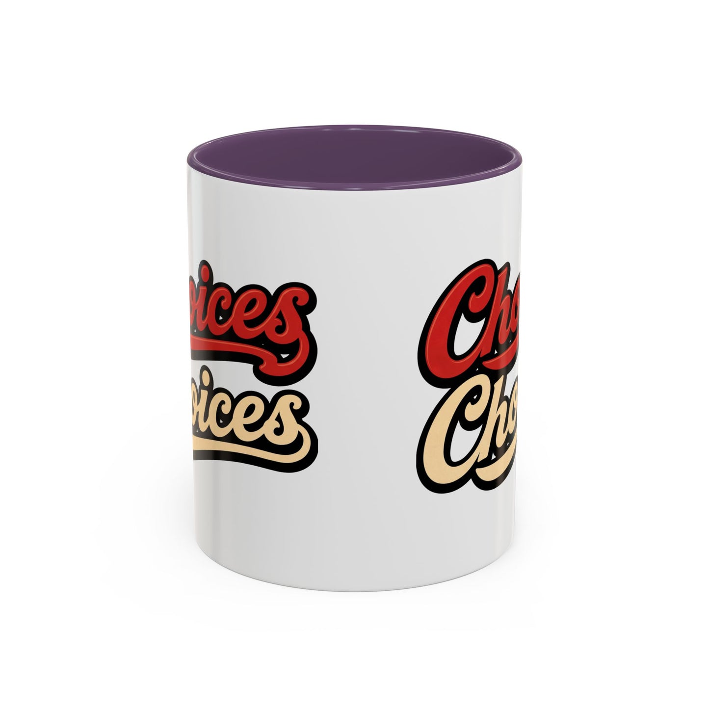Choices Retro Accent Coffee Mug — Vintage Script 11/15oz