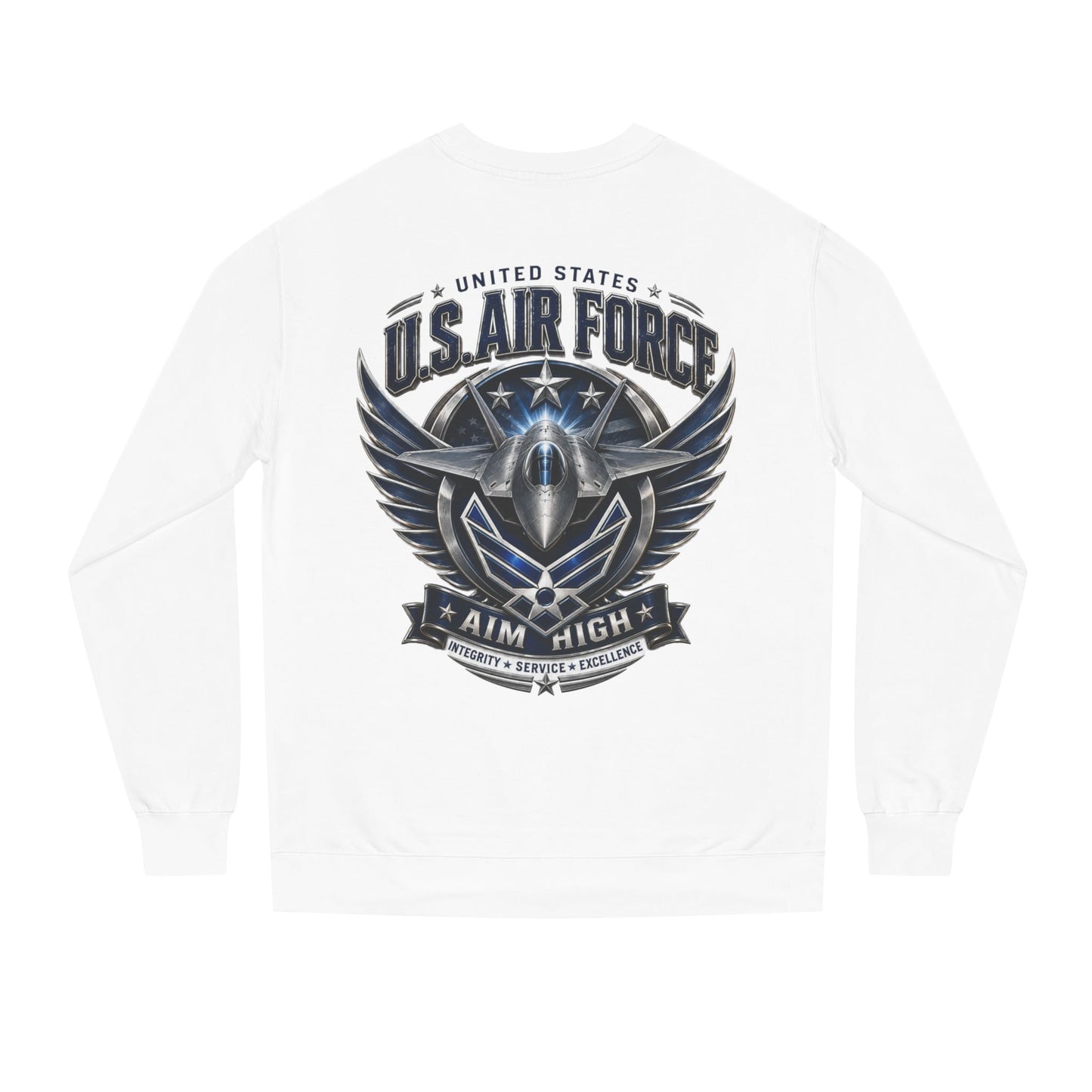 U.S. Air Force 'Aim High' Crewneck Sweatshirt — Military Aviation Graphic