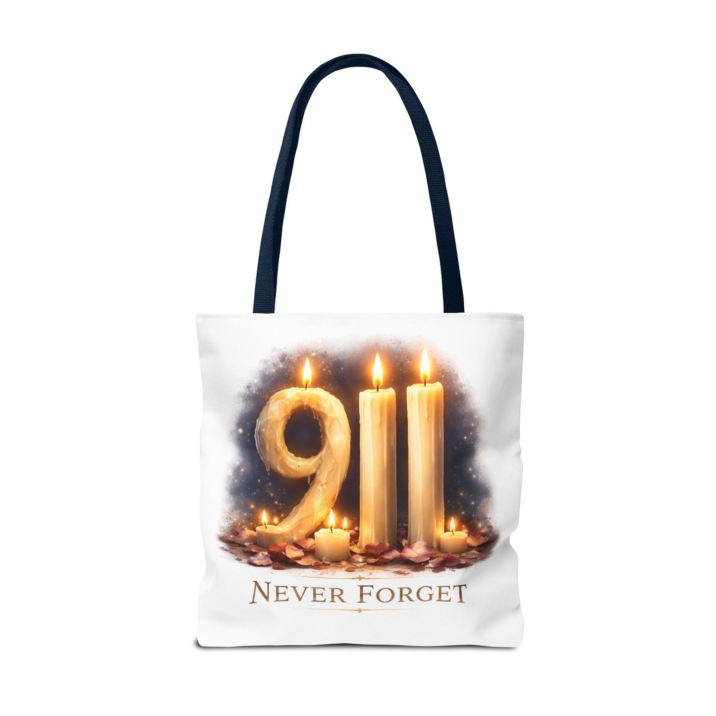 9/11 Never Forget Memorial Tote Bag