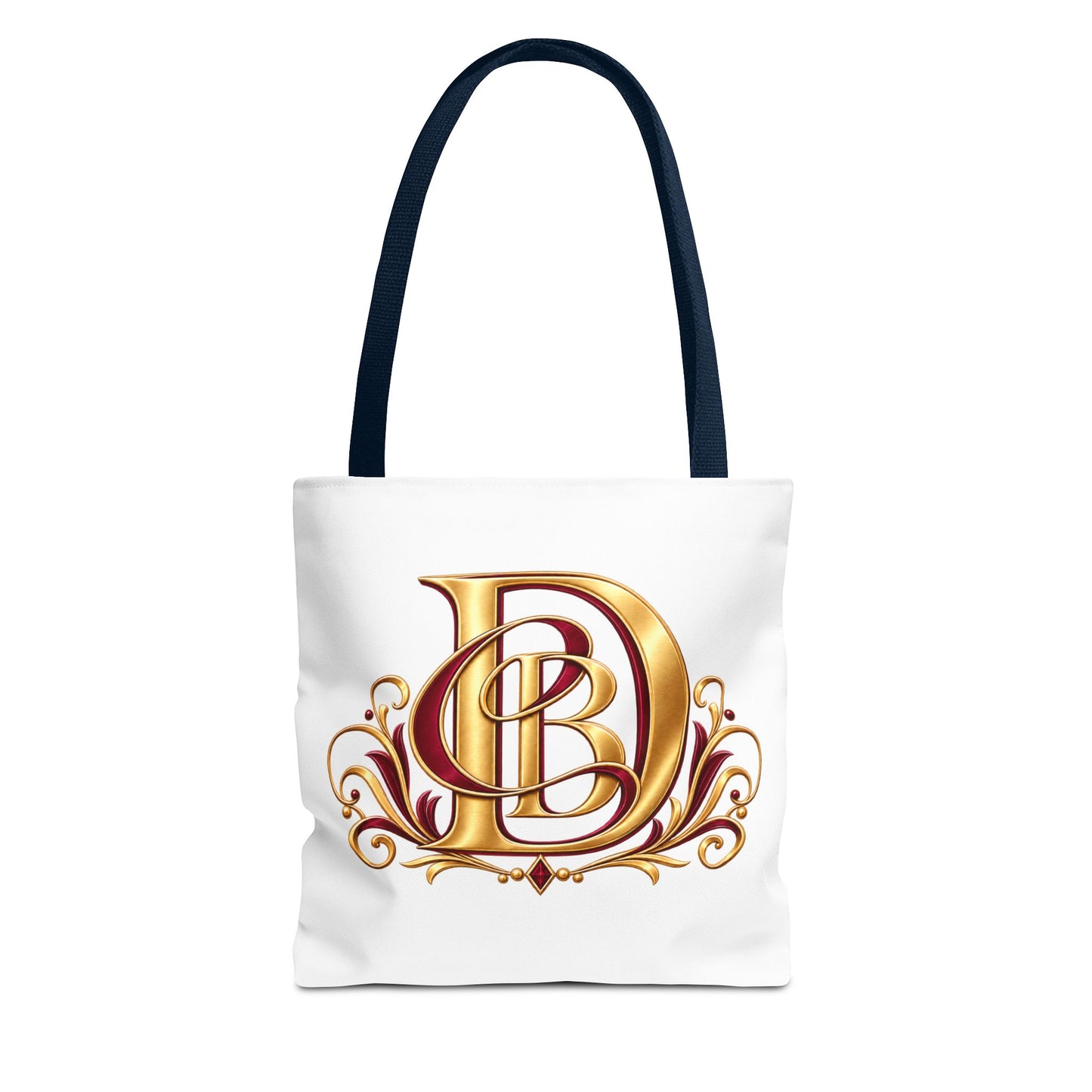 Monogram D Gold Ornate Tote Bag