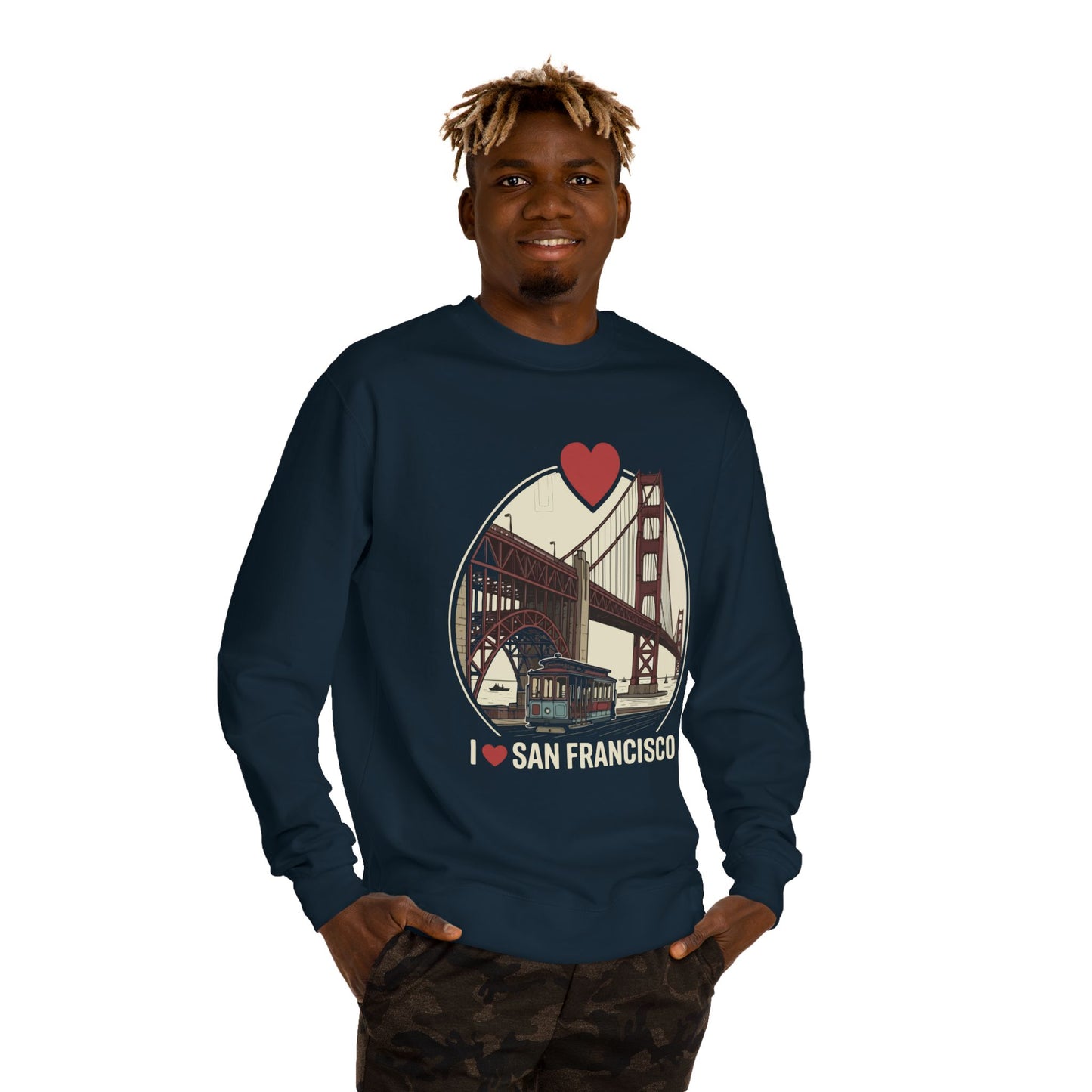 San Francisco Sweatshirt – I  San Francisco Golden Gate Bridge Crewneck