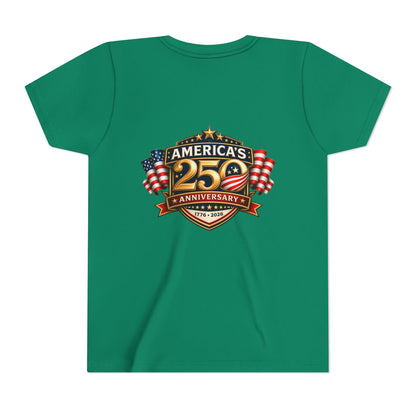 America's 250th Anniversary Youth Tee - Patriotic 1776–2026 Celebration Shirt