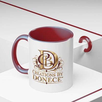 Creations by Donece Logo Accent Coffee Mug (11/15oz)
