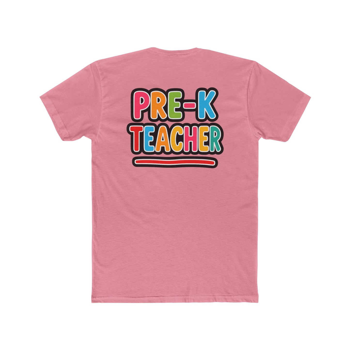 Pre-K Teacher T-Shirt — Colorful Retro Kids Classroom Tee