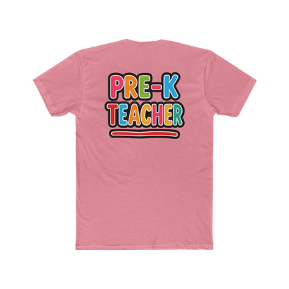 Pre-K Teacher T-Shirt — Colorful Retro Kids Classroom Tee