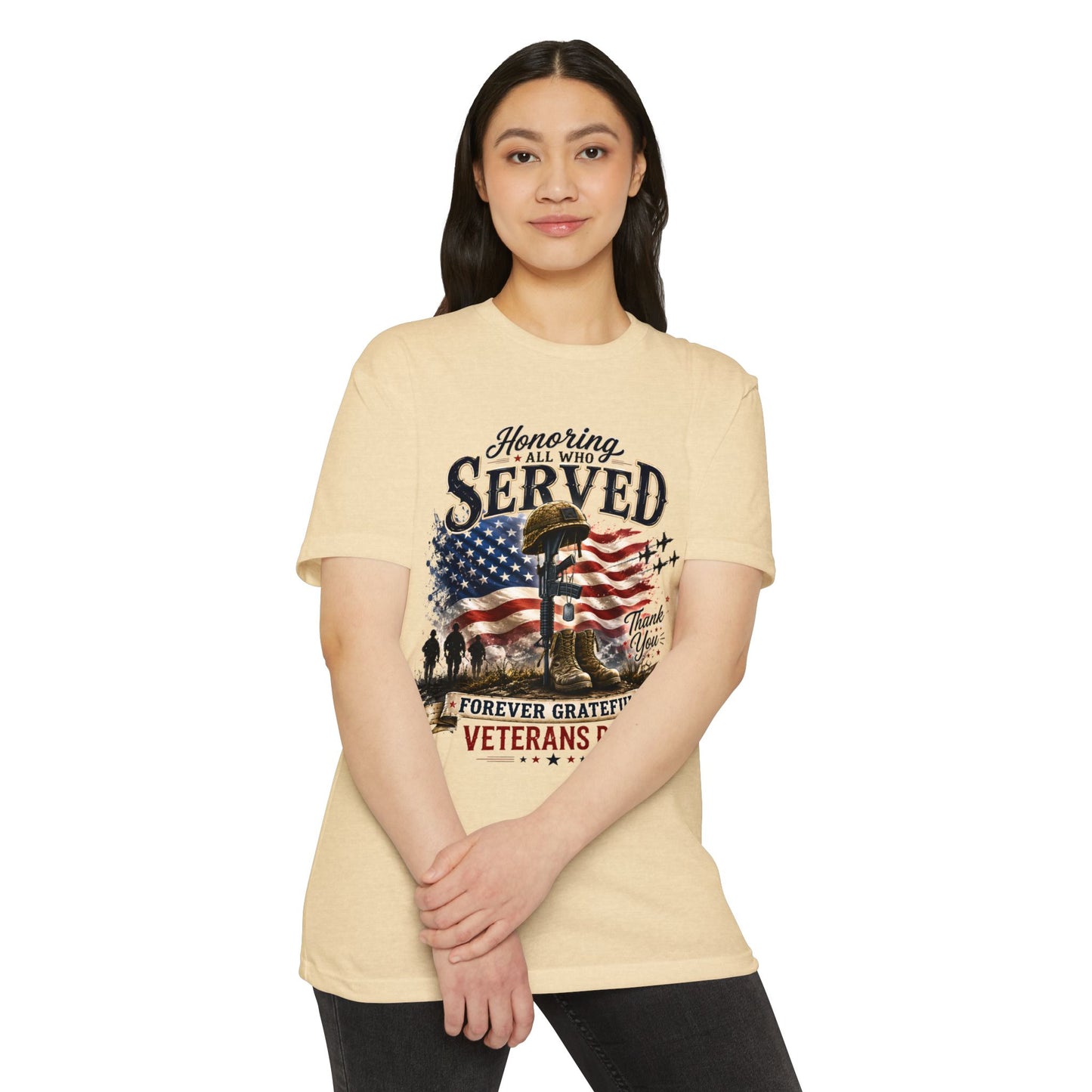 Veterans Day "Honoring All Who Served" T-Shirt