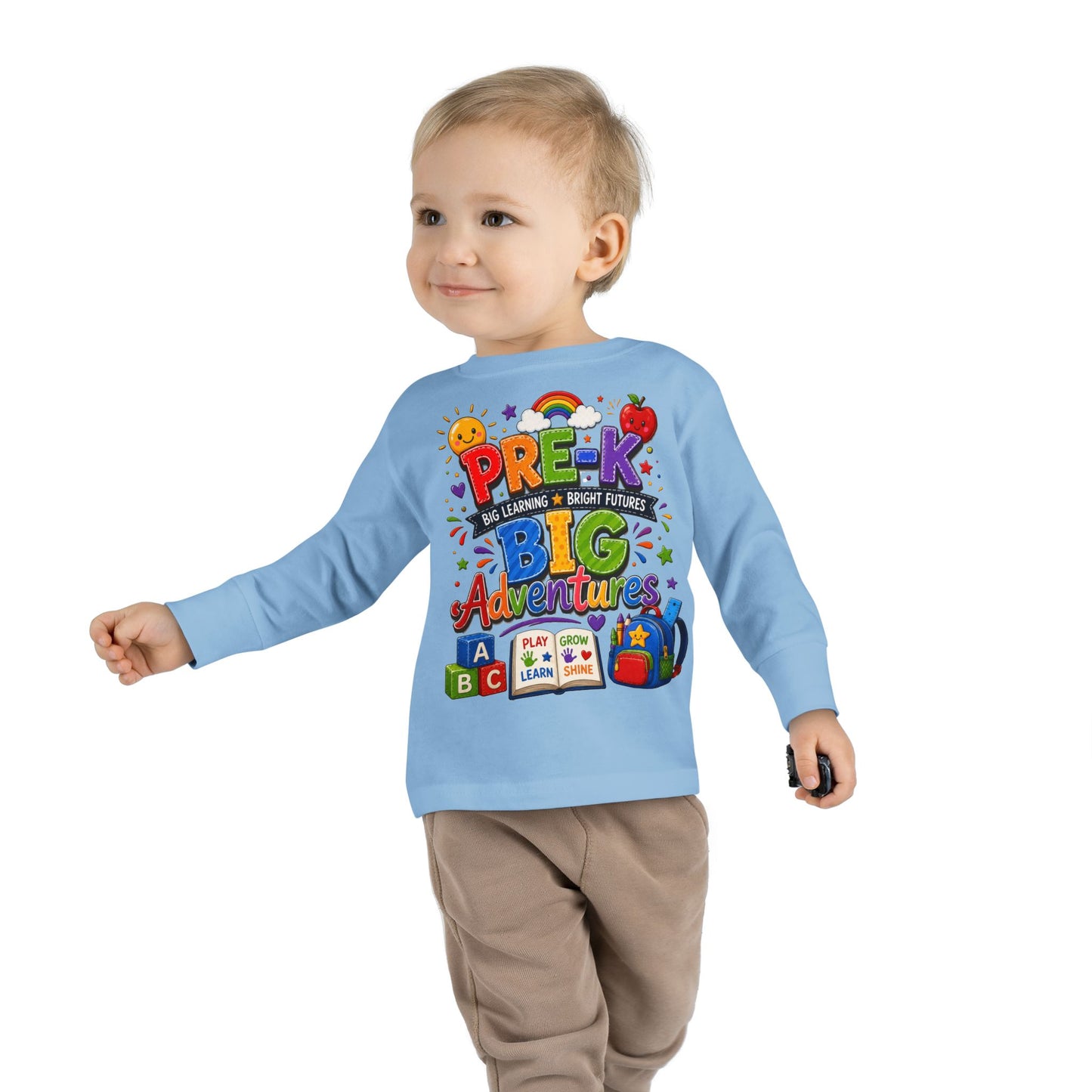 Pre-K Big Adventures Toddler Long Sleeve Tee