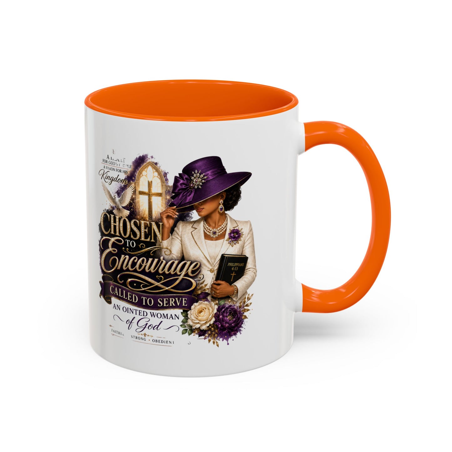 Chosen to Encourage Coffee Mug — Christian Woman Faith Gift (11/15oz)