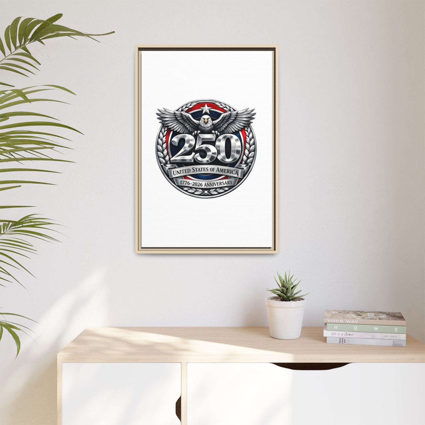 Matte Canvas, Framed (Multi-color)