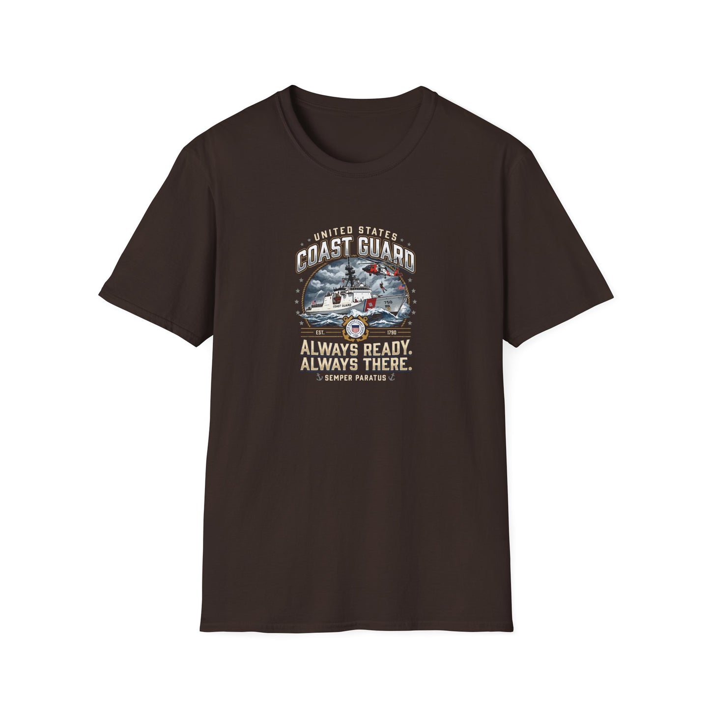Coast Guard Rescue Always Ready, Always There T-shirt