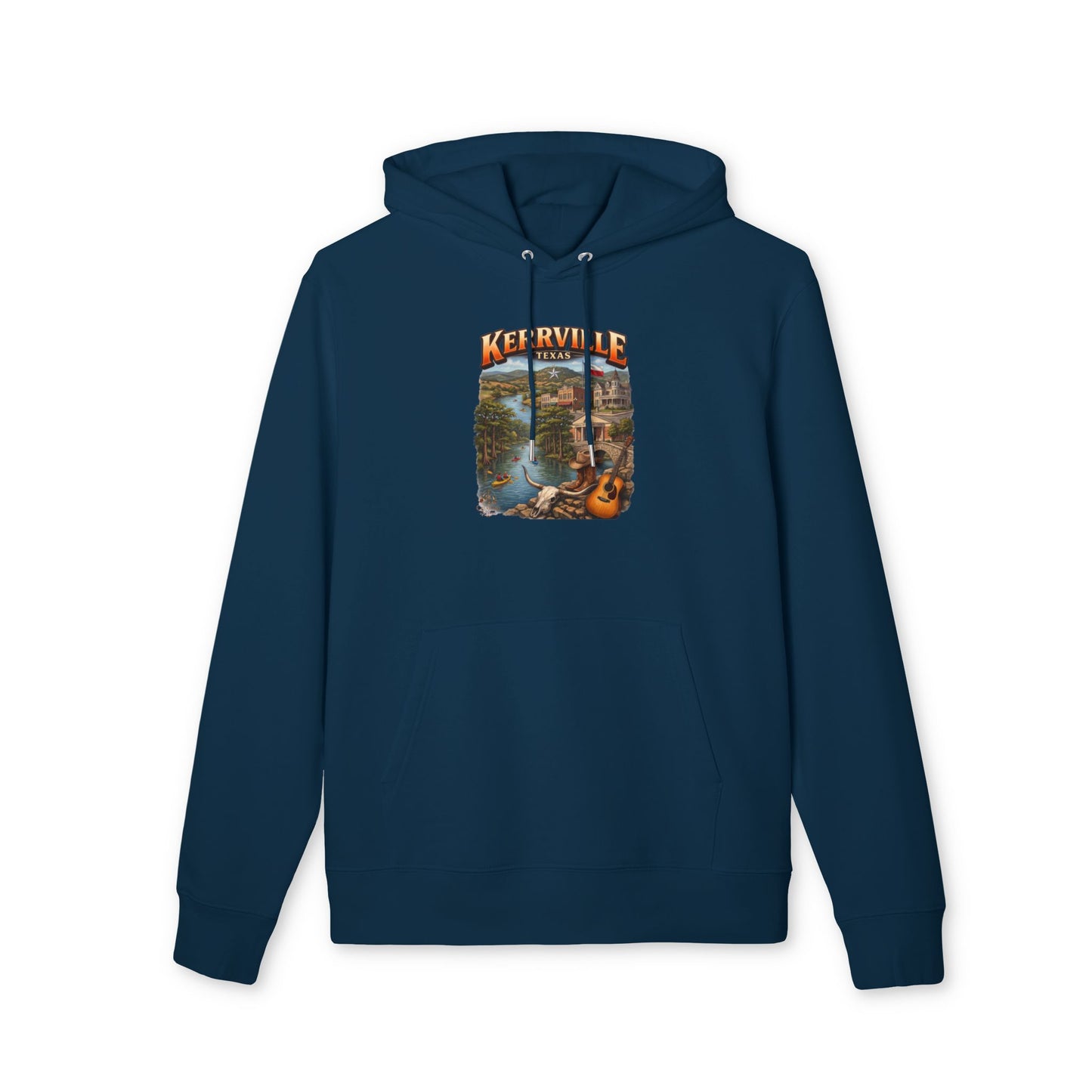 Cruiser Hoodie — Kemah, Texas Scenic Vacation Graphic